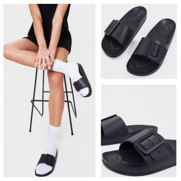 New The Spring Shop Buckle Slide Sandal 7